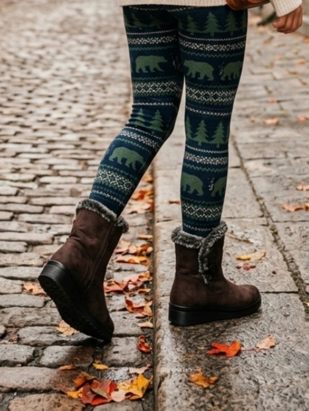 Sueded Faux Fur Winter Boot